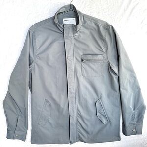 Men’s Gray Lightweight Jacket  FF.LA Five Four Los Angeles Woodstone in Slate